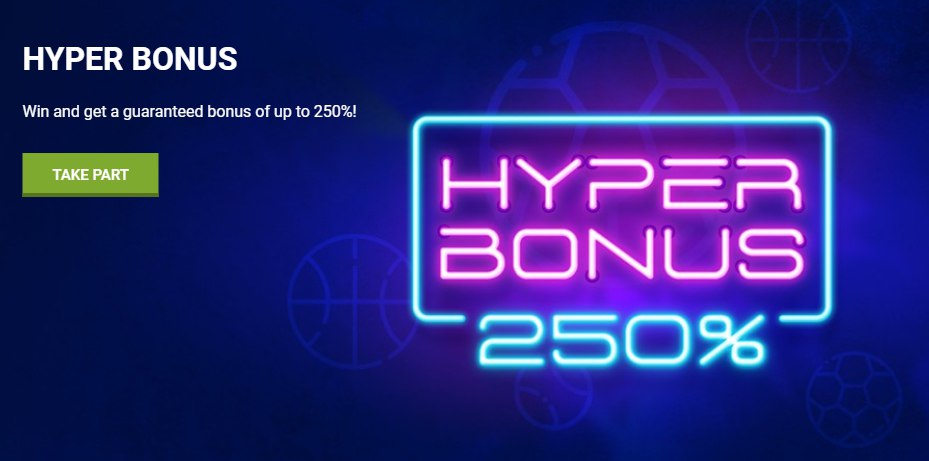 Hyper Bonus on 1xBet